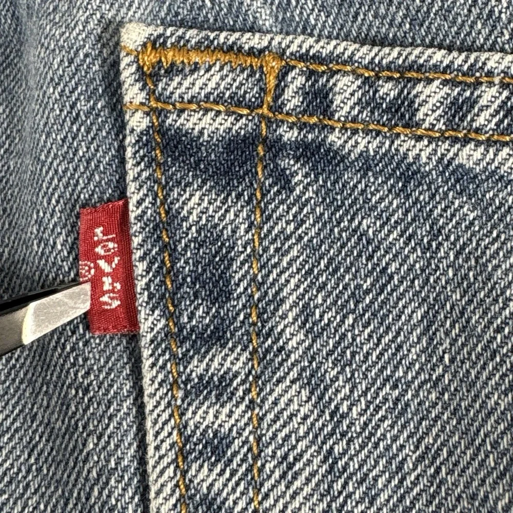 Y2k Levi's‎ 505 Jeans Men's Fits 35x29* Blue Denim Wash Straight Leg Fit